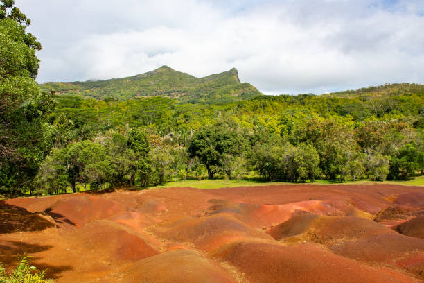 istock Dunes of the seven coloured earth at Chamarel on Mauritius. 1040925796