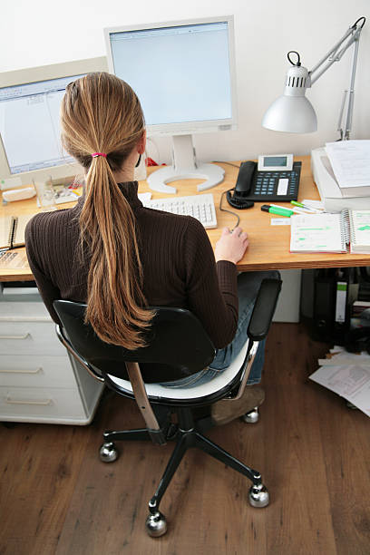 istock young architect in at the desk 104093382