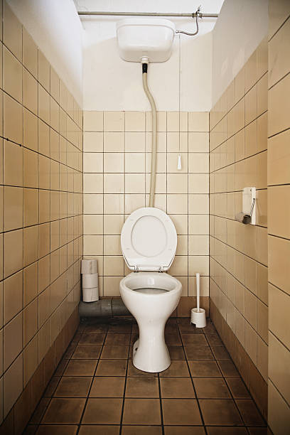 Interior of toilet room