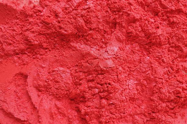 istock Red mica pigment powder cosmetics 1040939456