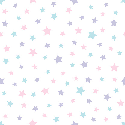 Seamless Star Pattern - Vector Illustration