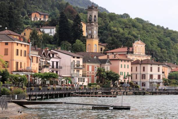 istock Porto Ceresio,  italian town 1040940544