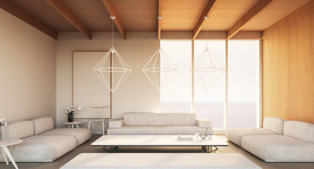 istock Beach luxury living on Sea view / 3d rendering 1040948304