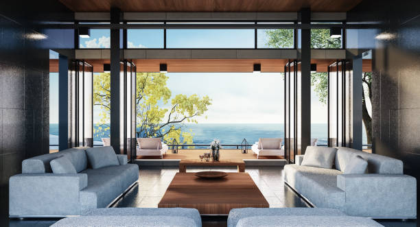 istock Beach luxury living on Sea view / 3d rendering 1040948464