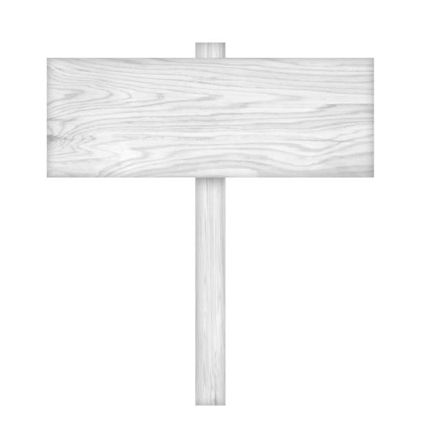 istock Wooden sign isolated on white background 1040948602
