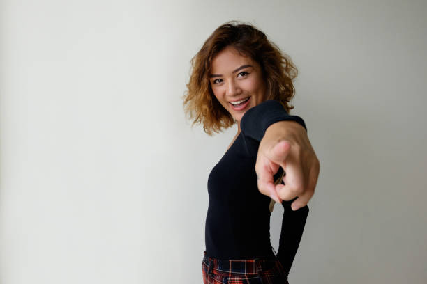 Ecstatic Chinese girl choosing you