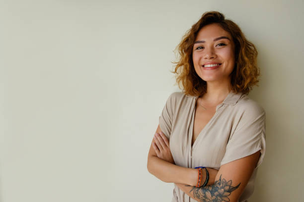 istock Proud happy girl expressing joy 1040949692