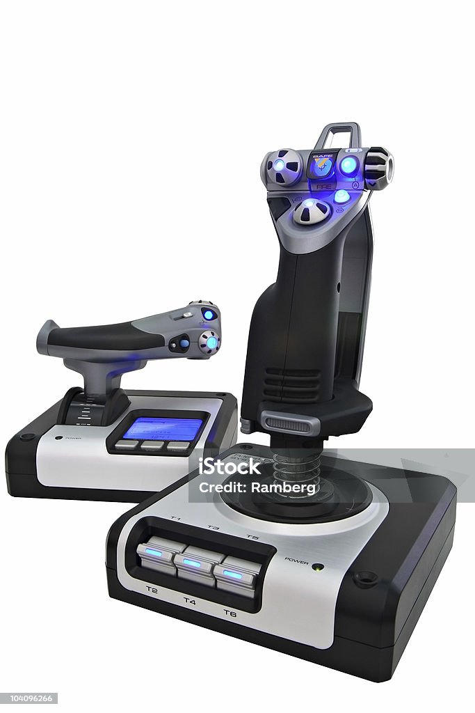 Flight control system  Video Game Stock Photo