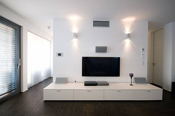 home theater - solar flat panel - fotografias e filmes do acervo