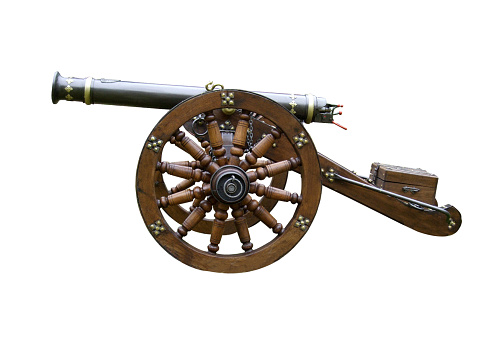 Military mine-thrower. Military conflict and weapons. War