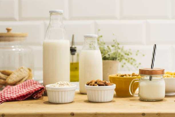 istock Breakfast with milk and cereals 1041006198
