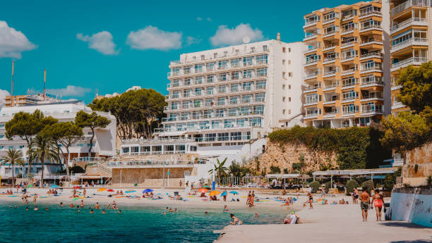 Sunshine at the Beach Sunshine at Mallorca Beach sunshine coast australia stock pictures, royalty-free photos & images