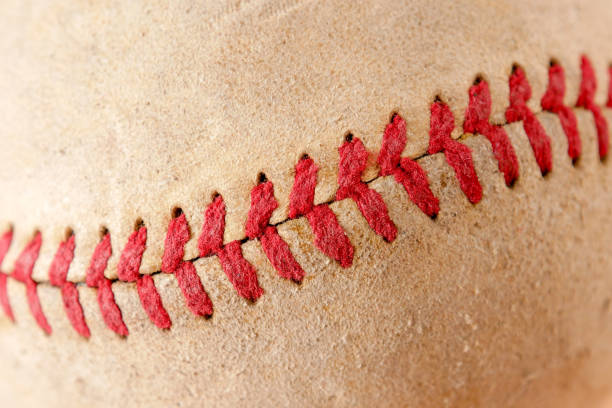 istock Sports Equipment old Baseball background texture 1041020184