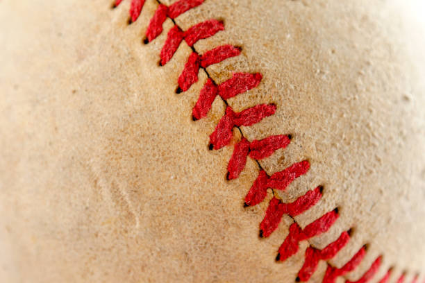 istock Sports Equipment old Baseball background texture 1041022850