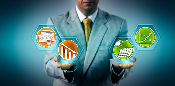 istock Executive Evaluating Efficiency Of Photovoltaics 1041030222