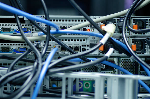 Patch Panel Unorganized 200+ Fiber Optic Patch Panel Connections Stock Photos, Pictures ...