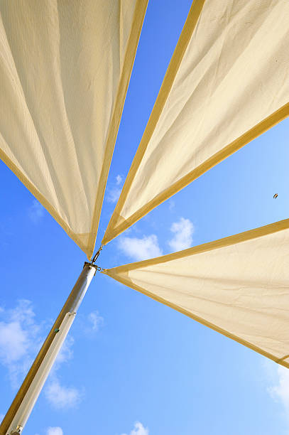 markizy - shade sail awning textile zdjęcia i obrazy z banku zdjęć