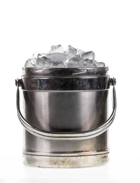 istock bucket with ice cubes for cooling on white background 1041055876