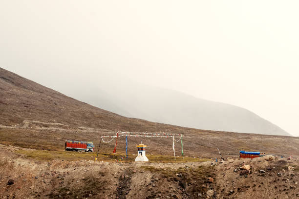 istock A small temple in the Himalayas mountains 1041056694
