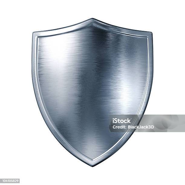 Apantallamiento De Plata Foto de stock y más banco de imágenes de Escudo - Arma de protección - Escudo - Arma de protección, Metal, Señal - Mensaje