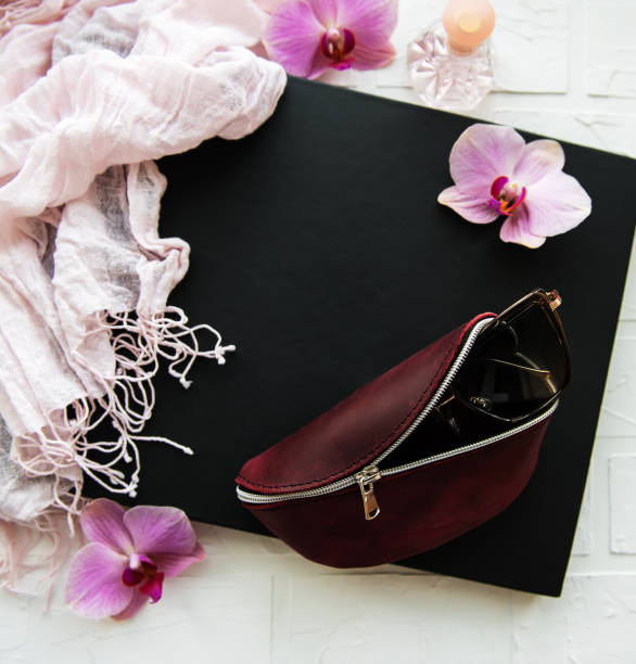istock Leather sunglasses cover 1041058354