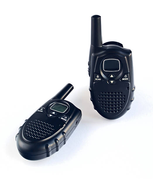istock Two portable radio sets on a white background 104106466