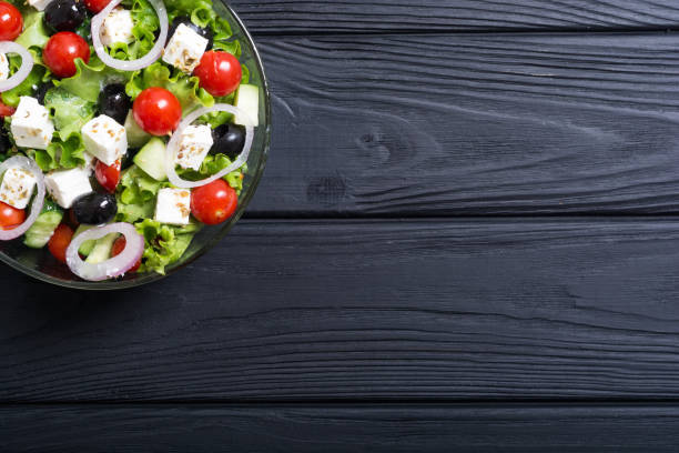 istock Fresh vegetables greek salad 1041071502