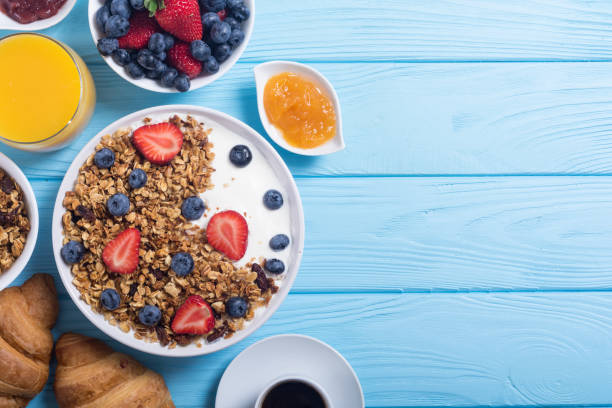 istock Granola yogurt and berries 1041075090
