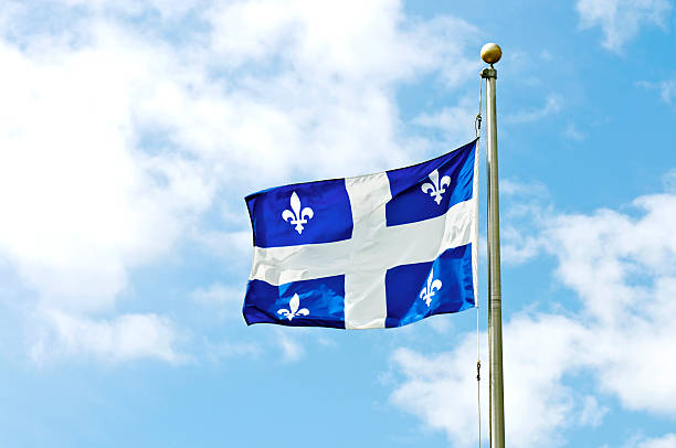 istock Flag of Quebec. 104107787