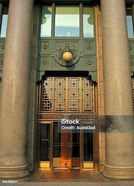 Chicago Michigan Avenue Stock Photo - Download Image Now - Chicago - Illinois, Art Deco, Magnificent Mile