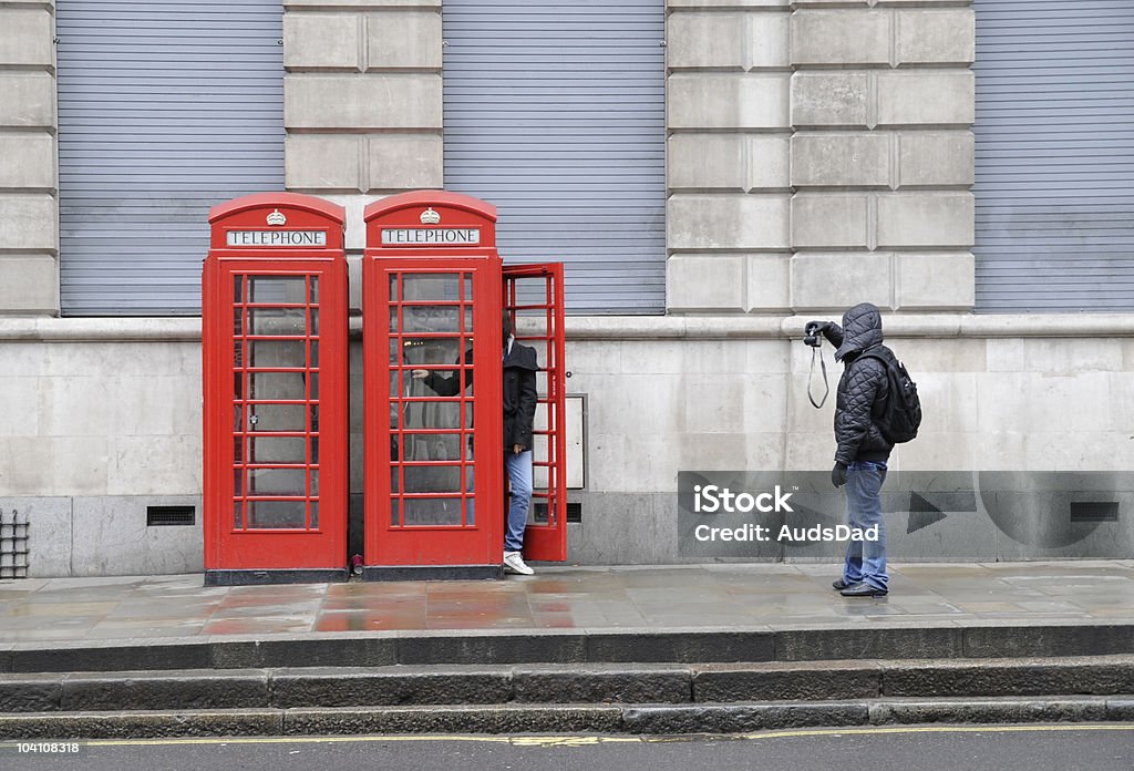 Londyn budki telefoniczne - Zbiór zdjęć royalty-free (Anglia)