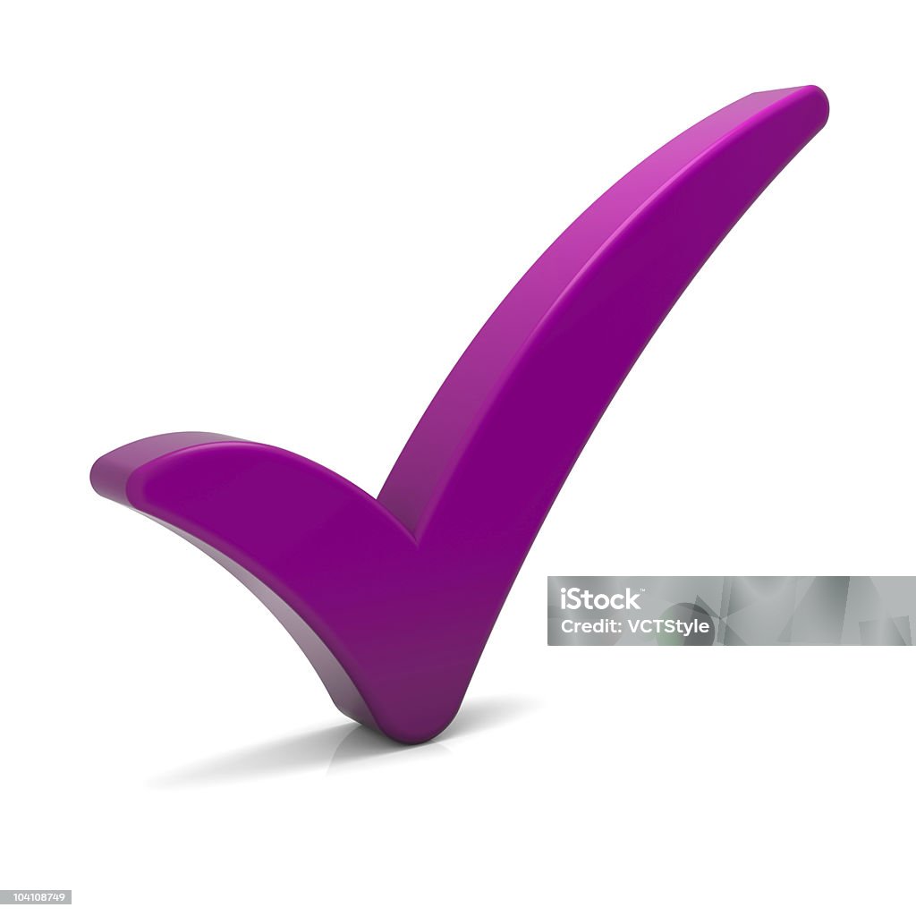 Púrpura marcar símbolo - Foto de stock de Púrpura libre de derechos