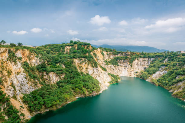 istock View of landscape valley in high angle viewpoint on summer day 1041091714
