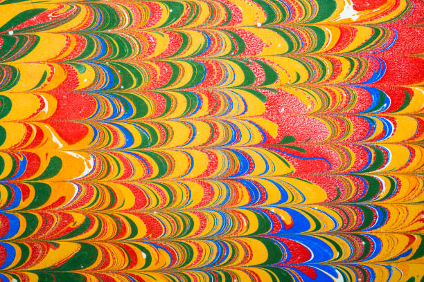 istock Ebru art. Traditional Turkish Ebru technique. 1041115158