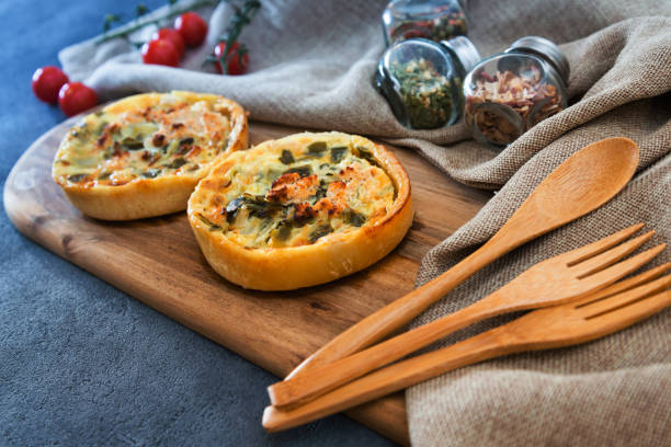 istock Leek quiche and smoked salmon 1041115432