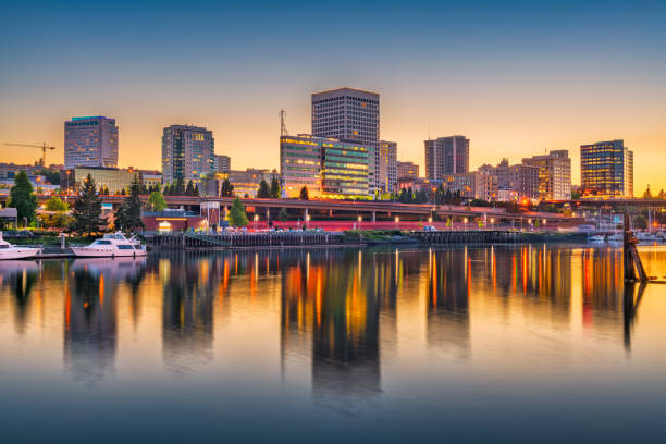 Tacoma, Washington, USA Skyline