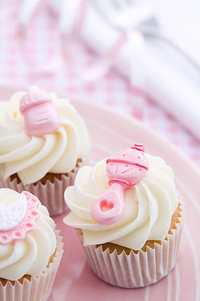 istock Cupcakes for a baby shower 104111941