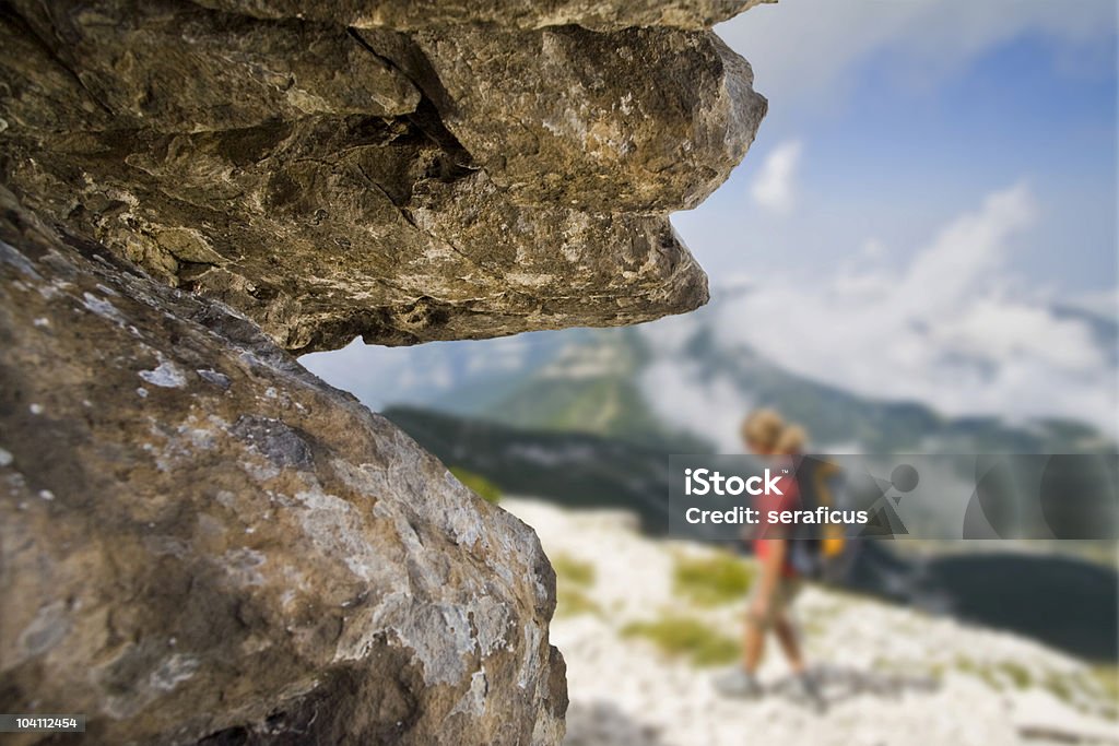 Montagne à pied - Photo de Maiella libre de droits