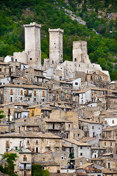 istock The towers of Pacentro 104112578