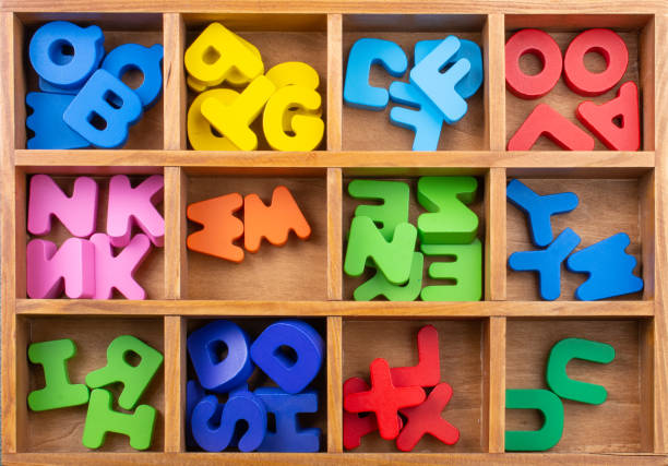 istock Colorful Letters made of wood 1041127424