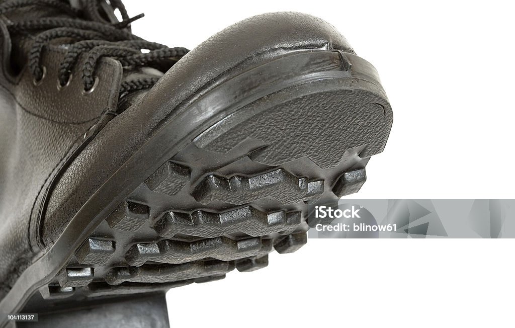 Черный Армейские ботинки - Стоковые фото Без людей роялти-фри