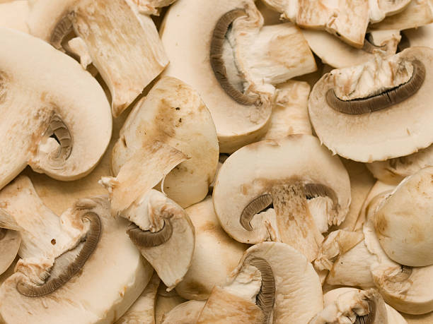 istock Bunch of Sliced Mushrooms 104113356
