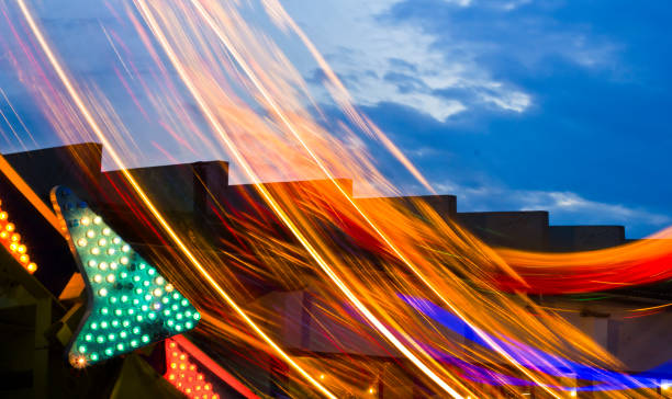 istock Light speed movement of the sky. 1041139918