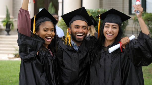 istock Cheerful college graduates 1041149102