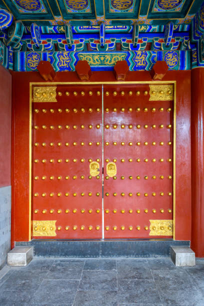 Chinese traditional red gate