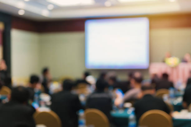 istock Blur of business Conference and Presentation in the conference hall 1041150708