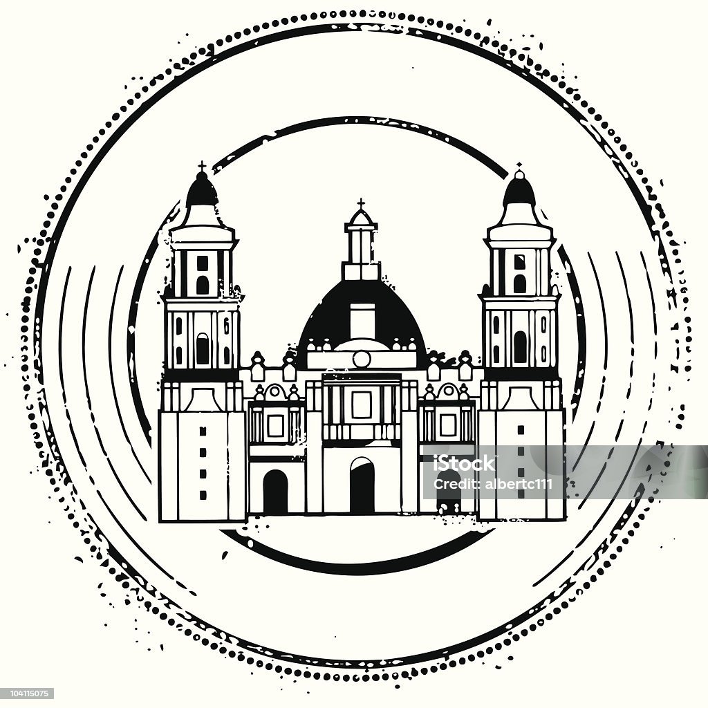 Carimbo Da Catedral Metropolitana Da Cidade Do México - Arte vetorial de  stock e mais imagens de Carimbo - iStock