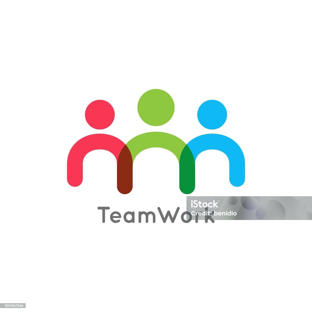 teamwork icon business concept on white background teamwork icon business concept on white background 10 eps Logo stock vector