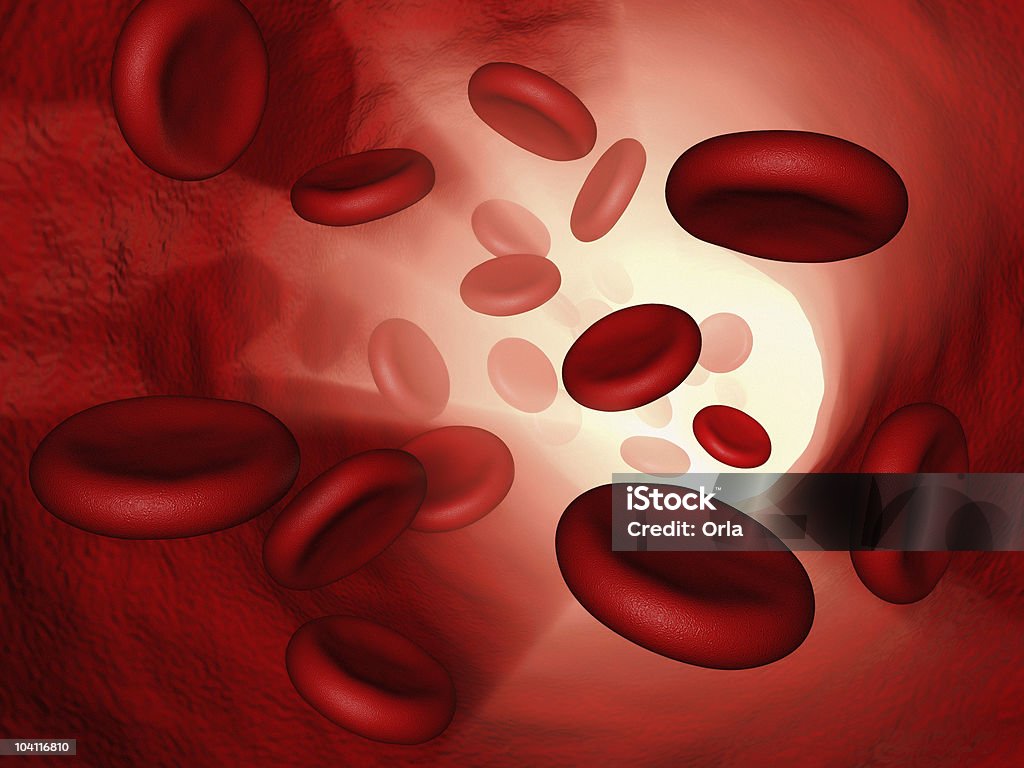 Cellule del sangue - Foto stock royalty-free di Biologia