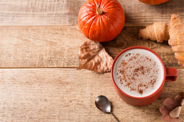 istock Cup of pumpkin latte, autumn fall mood 1041168902